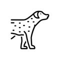Black line icon for Pet, tame and faithful