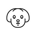 Black line icon for Pet, tamed and domestic