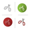 Pet nail clippers icon