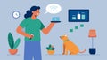 The pet owner points out the gadgets communication abilities. You can even record your voice on the gadget and it will