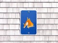 Pet only parking sign humor goldfishes