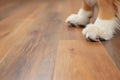 pet paws on durable scratchresistant flooring