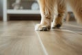 pet paws on durable scratchresistant flooring