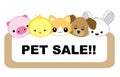 Pet sale Royalty Free Stock Photo