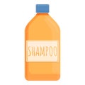 Pet shampoo icon, cartoon style
