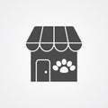Pet shop vector icon sign symbol Royalty Free Stock Photo
