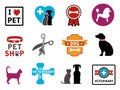 Pet veterinary icons