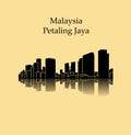 Petaling Jaya, Malaysia city silhouette