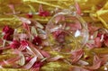 Petals on the table - Marriage banquet - Detail