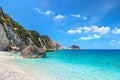 Petani beach in Kefalonia island Royalty Free Stock Photo