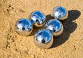 Petanque balls