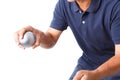 Petanque sport player Royalty Free Stock Photo