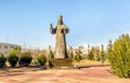 Petar I Petrovic Njegos Statue in Podgorica, Montenegro Royalty Free Stock Photo