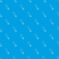 Petard pattern vector seamless blue Royalty Free Stock Photo