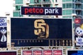 Petco Park scoreboard