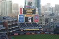 Petco Park Scoreboard - San Diego Padres Royalty Free Stock Photo