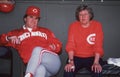 Pete Rose and Marge Schott