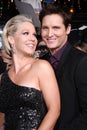 Peter Facinelli,Jenny Garth Royalty Free Stock Photo