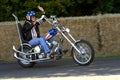 Peter Fonda on Easy Rider Chopper Royalty Free Stock Photo