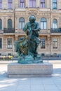 Peter the Great monument on Admiralty embankment in Saint Petersburg, Russia Royalty Free Stock Photo