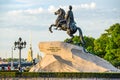 Peter the Great monument (Bronze Horseman), St Petersburg, Russia