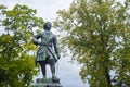 Peter the great monument in park