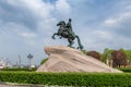 Peter the Great monument in St Petersburg, Russia. Royalty Free Stock Photo