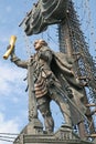 The Peter the Great Statue by the Georgian designer Zurab Tsereteli in Moscow