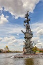 Peter The Great statue by Zurab Tsereteli