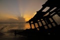 Peter Iredale Sunset