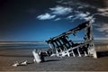 The Peter Iredale Wreck Royalty Free Stock Photo