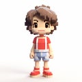 Peter Jackson Character Pixel 001: Childlike Simplicity In Photorealistic Style