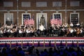 Peter Nero and the Philly Pops performing in front of historic Independence Hall Royalty Free Stock Photo