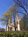 Peter and Paul Cathedral in Peter and Paul Fortress, Saint Petersburg, Russia. Petropavlovskaya Krepost. Zayachy Island Hare