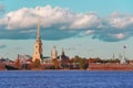 Peter and Paul Fortress in the early morning.