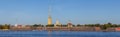 Peter and Paul Fortress panoramic view, Saint Petersburg