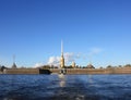 Peter and Paul fortress in Saint-Petersburg