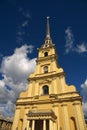 Peter and Pauls cathedral of Peter and Paul fortress in Saint-Petersburg, Russia. Royalty Free Stock Photo