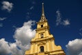 Peter and Pauls cathedral in Peter and Pauls fortress in Saint-Petersburg, Russia. Royalty Free Stock Photo