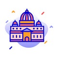 PeterÃ¢â¬â¢s Cathedral, Vatican, peters, saint fully editable vector icons