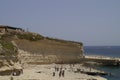 Peter's pool as seen from promentory Malta Royalty Free Stock Photo