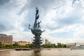 Peter 1st monument in Moscow