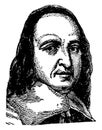 Peter Stuyvesant, vintage illustration Royalty Free Stock Photo