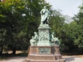 Peter von Cornelius monument in Duesseldorf Royalty Free Stock Photo