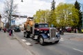 Peterbilt 351 on first of May parade in Sastamala