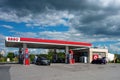 Esso station with Circle K store in Canada