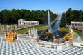 Petergof park in Saint Petersburg Russia