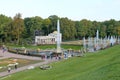 Peterhof Fountain Complex. St. Petersburg.