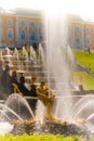 Peterhof fountain