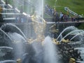 Peterhof, fountains in the Lower Park